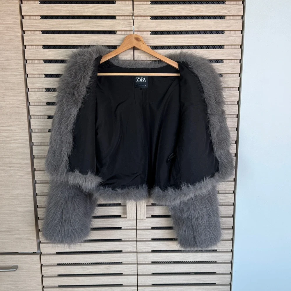 Zara Dark Gray Jacket - Picture 3 of 5